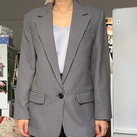 SALE 30% OFF MARKED DOWN PRICE-Mango check blazer - Picture 4 of 4